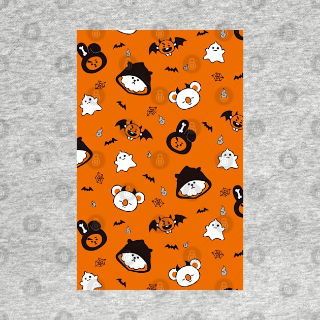 BT21 Halloween Pattern by ZeroKara